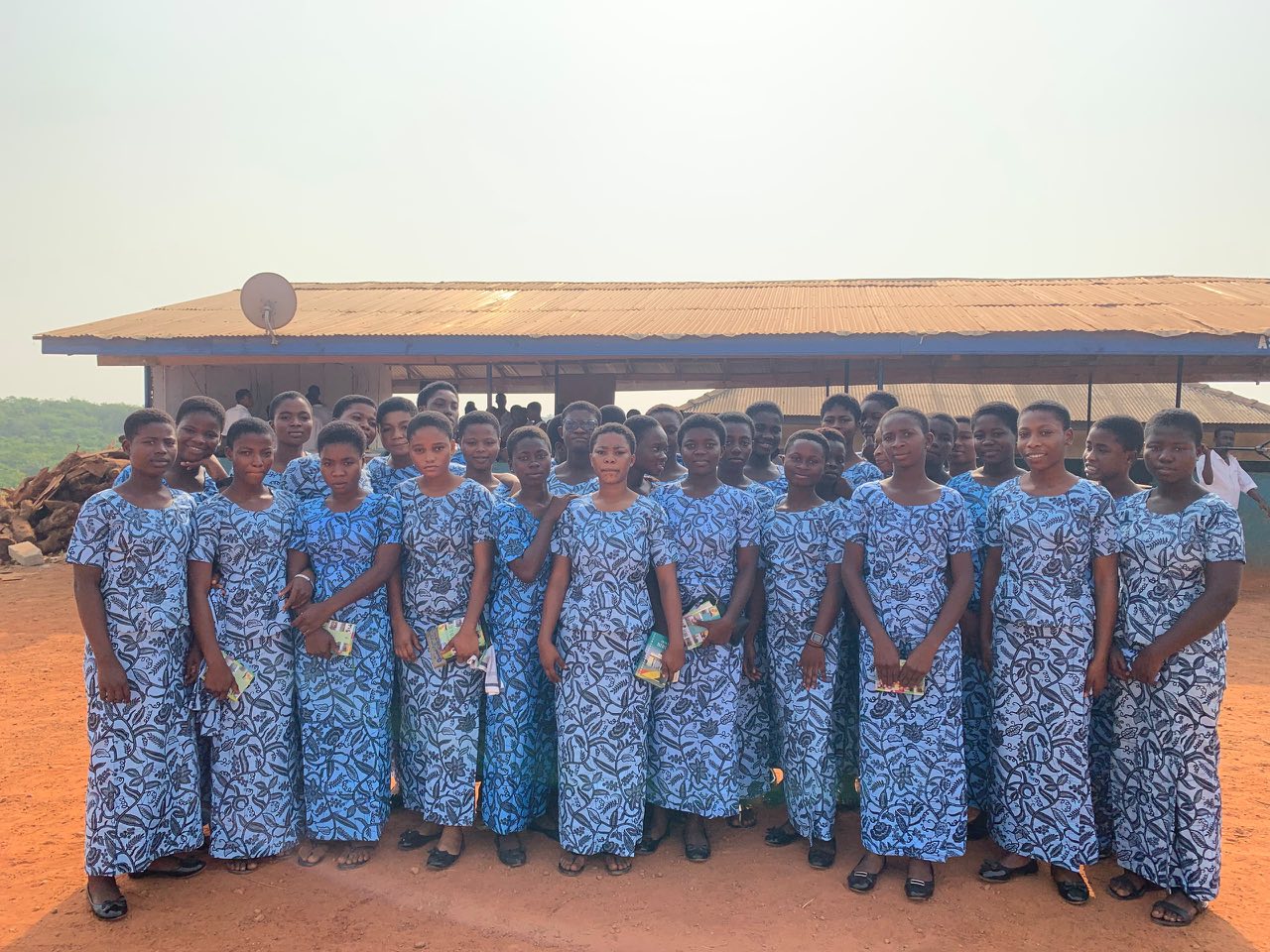 Students in house wear on campus
